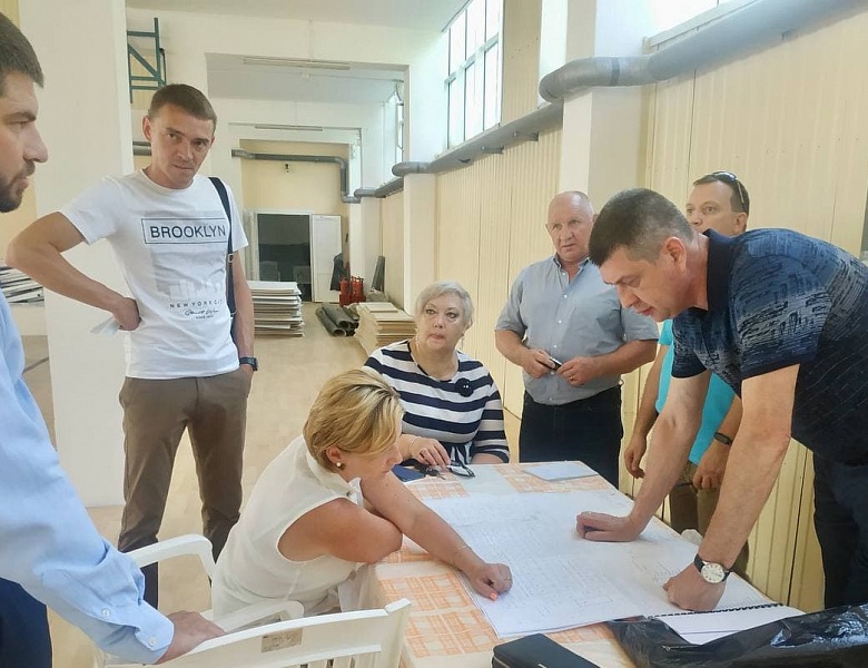 Выездное совещание по подготовке ковид-госпиталя проведено в Люберецком ФОКе